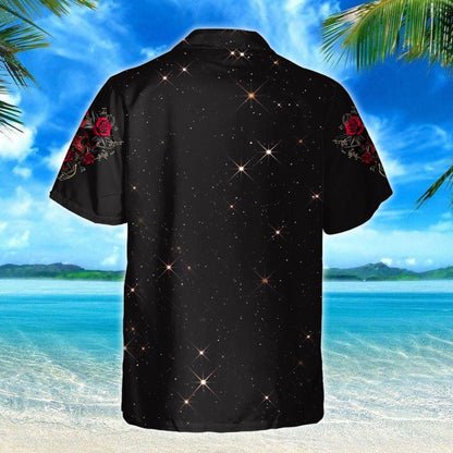 Rósanna Skull Áilleacht Rómánsúil Deartha Bláthanna Léine Haváís, Bronntanas Léine Haváíais, Bronntanas Nollag