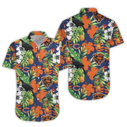 Chicago Bears Nfl Hawaiian Shirt_Hawaiian Shirt Gift, Christmas Gift