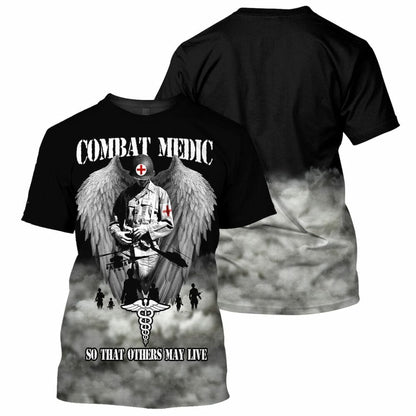 Combat Medic - 3D All Over Printed Shirt Tshirt Hoodie Apparel
