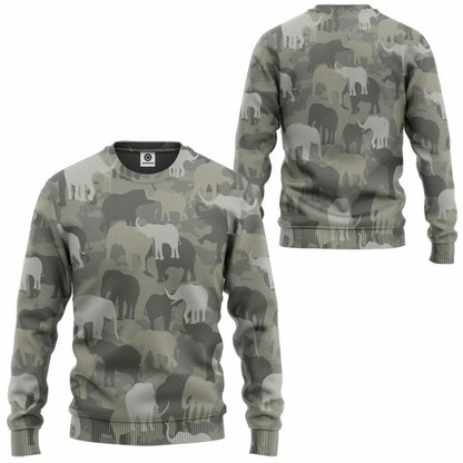 Eilifintí 3D Camo Saincheaptha Tshirt Hoodie Apparel