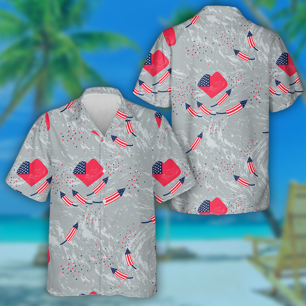 Bratach Mheiriceá i gCruth Croí Agus Léine Dóiteáin Haváí, Bronntanas Léine Haváís, Bronntanas Nollag