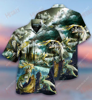 Amazing Mythology About Peryton Short Sleeve Shirt Vacation Hawaiian T Shirts Hawaiian Crazy Shirts Hawaiian Shirt Pattern, Hawaiian Shirt Gift, Christmas Gift