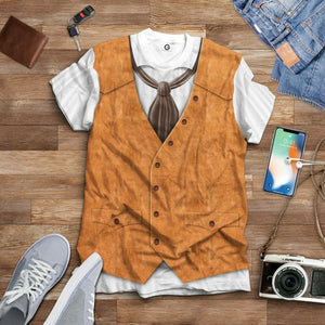 3D Cowboy Gear Cosplay Custom Shirt