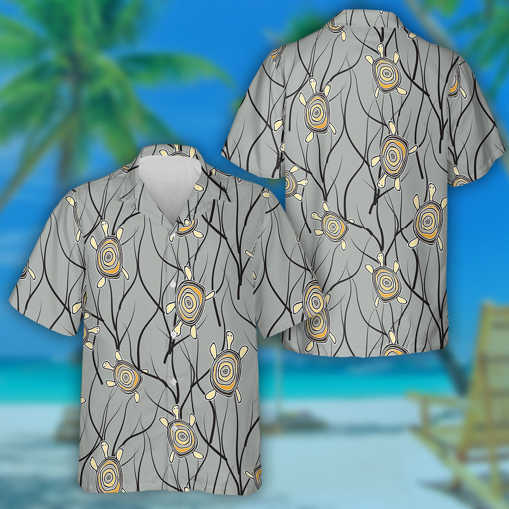 Simple Trendy Turtle And Clown Fish Hawaiian Shirt,Hawaiian Shirt Gift, Christmas Gift