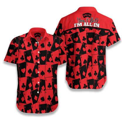 Patrún Gan uaim Poker Dearg Agus Dubh Léine Haváís, Bronntanas Léine Haváí, Bronntanas Nollag