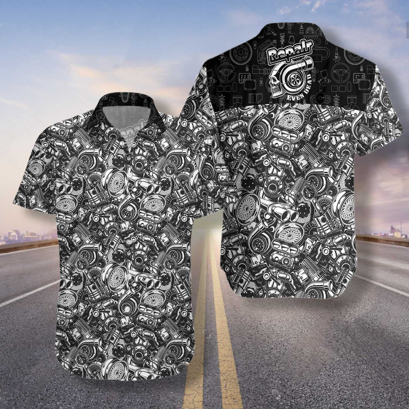 Dearadh Clasaiceach Deisiúchán Léine Haváís Fiú Marbh Ar Chúlra Dorcha, Bronntanas Léine Haváíais, Bronntanas Nollag