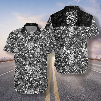 Dearadh Clasaiceach Deisiúchán Léine Haváís Fiú Marbh Ar Chúlra Dorcha, Bronntanas Léine Haváíais, Bronntanas Nollag