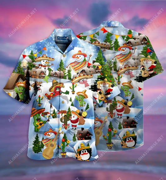 Merican Abair Nollaig Shona Laethanta Saoire Léine Haváise Gearr Léinte haváíais Léinte Crazy haváíais Patrún Léine Haváíais, Bronntanais Léine haváíais, Bronntanas Nollag