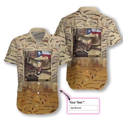 Vintage Texas Heritage Ainm Saincheaptha Léine Haváíais, Hwaiian Le haghaidh Bronntanais