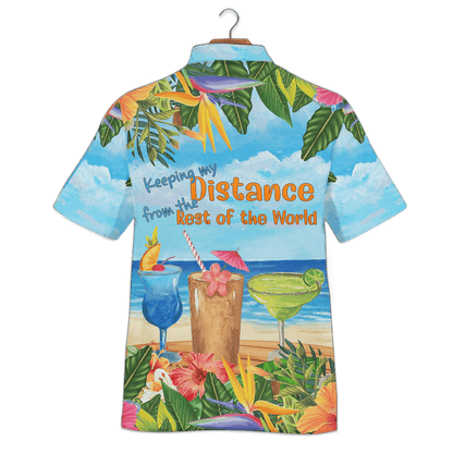 Margarita Cocktail On The Beach Pattern Hawaiian Shirt,Hawaiian Shirt Gift, Christmas Gift