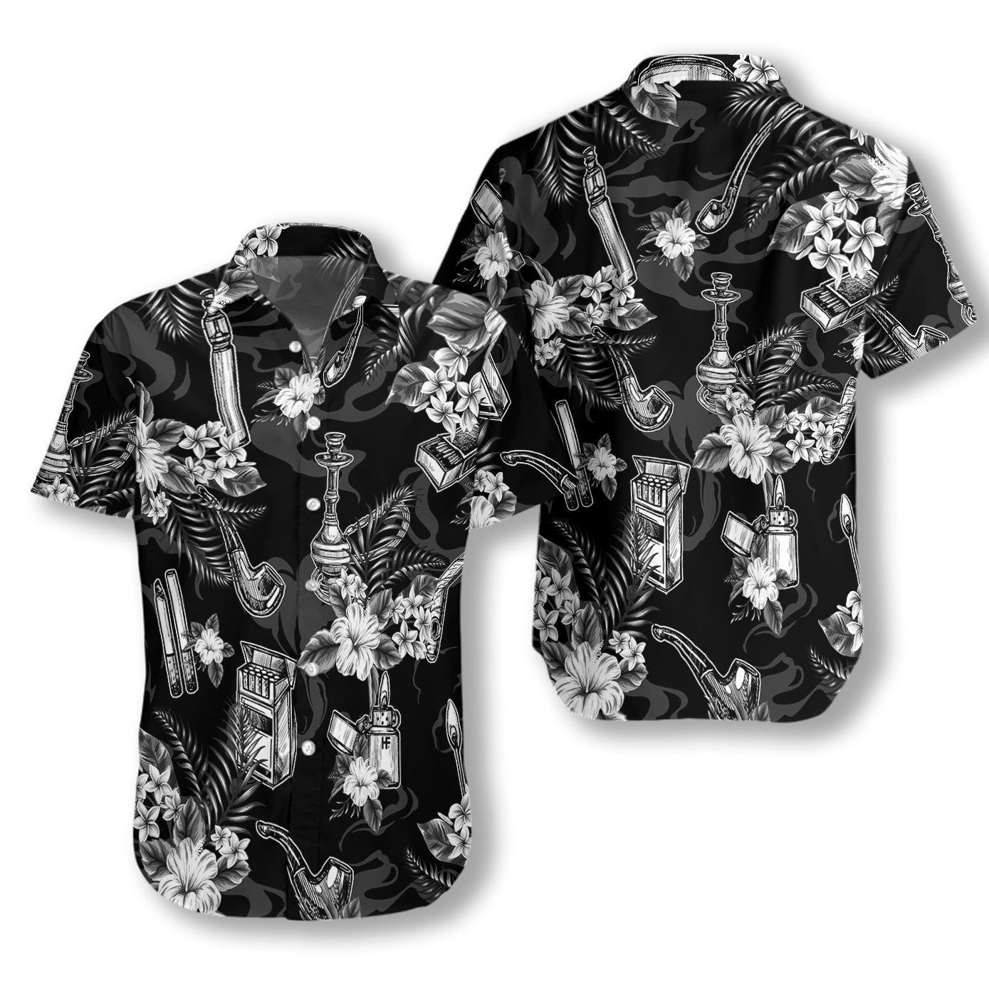 Patrún Tobac Patrún Bláthanna Dubh Agus Bán Léine Haváís, Bronntanas Léine Haváíais, Bronntanas Nollag