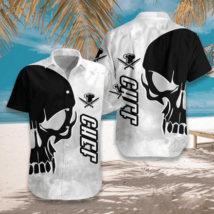 Patrún Cócaire &amp; Scian Skull Léine Haváís, haváís le haghaidh bronntanais