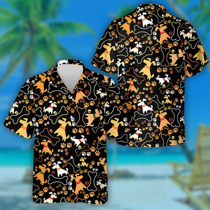 Carachtair chartúin Madraí Greannmhar Agus Léine Haváí Lapa, Bronntanas Léine Haváí, Bronntanas Nollag