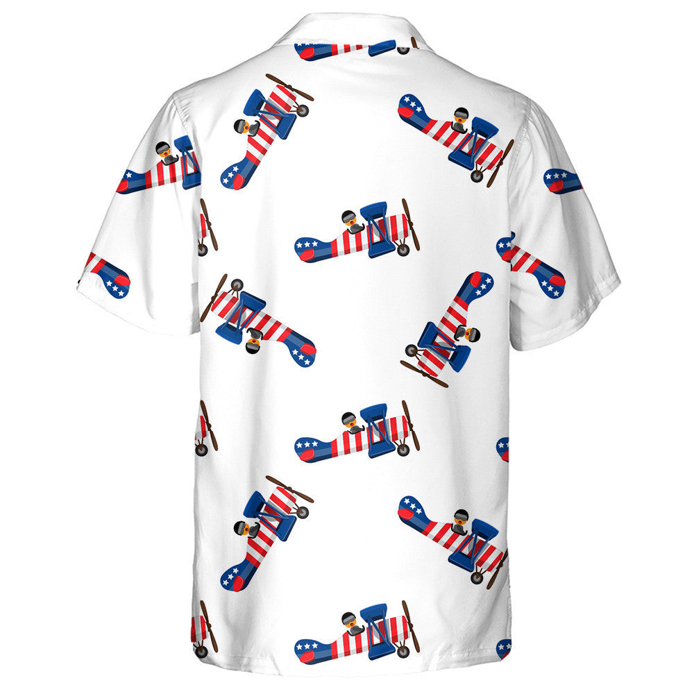 Cartoon Planet Le Lá Saoirse Patrún Bratach na Stát Aontaithe Léine Haváíais, Bronntanas Léine Haváíais, Bronntanas Nollag