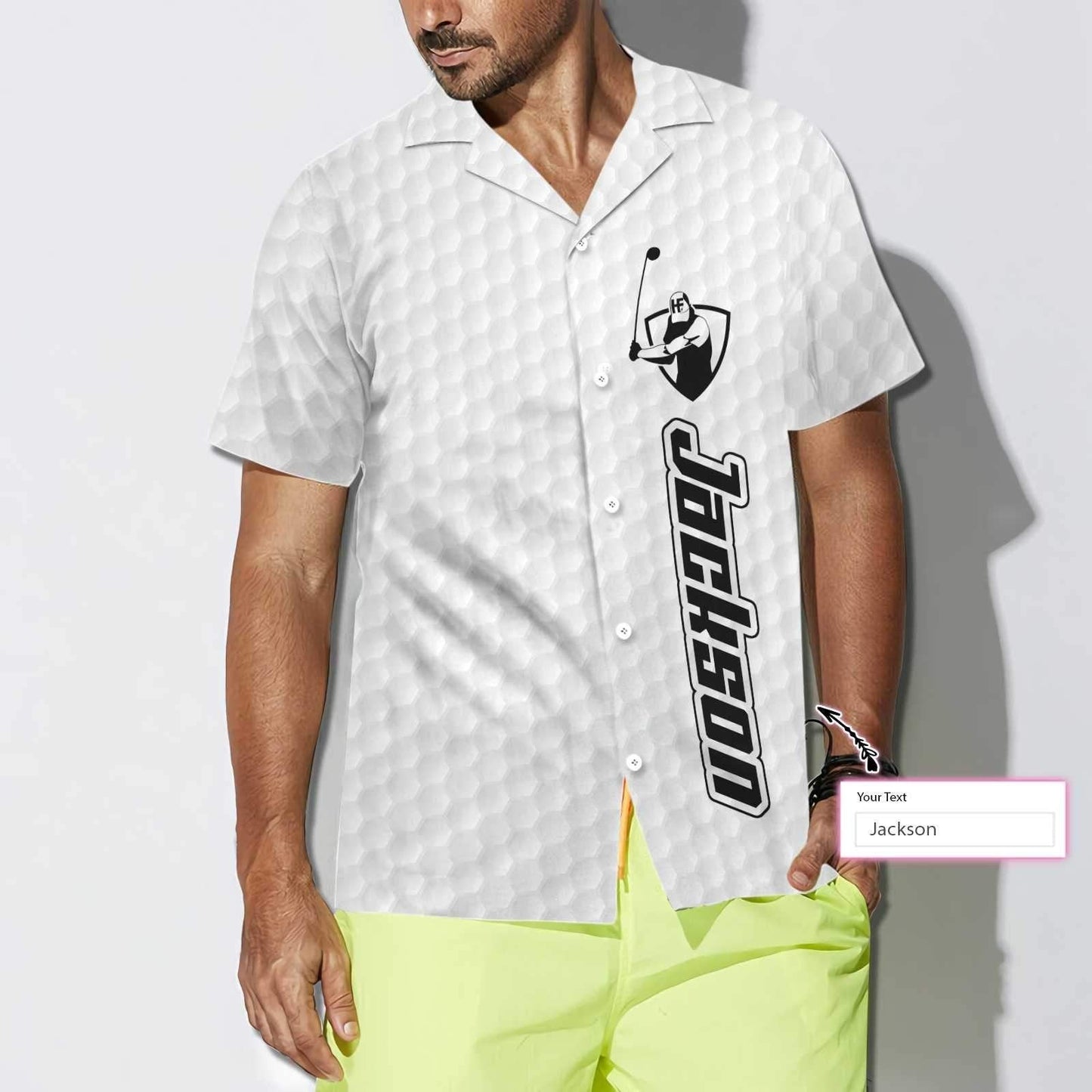 Uigeacht Gailf Le Lógó Ainm Saincheaptha Léine Haváís, Bronntanas Léine Haváíais, Bronntanas Nollag