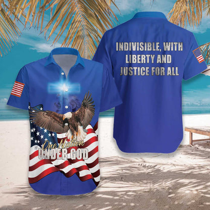 Flying Eagle Nation One Faoi Dhia Dearadh Léine Haváís, Bronntanas Léine Haváíais, Bronntanas Nollag