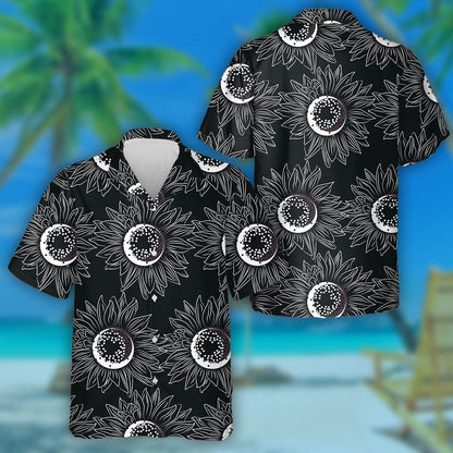 Téama Cruthaitheach Séasúr an Titim Le Lusanna Gréine Sa Dorcha Léine Haváís, Bronntanas Léine Haváíais, Bronntanas Nollag