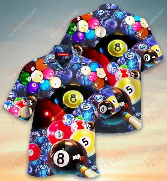 Tá Billard ag Glaoch Agus Caithfidh Mé Dul Chun Spórt Unisex Léine Haváís Laethanta Saoire Gearr Muinchille Léinte Haváís Saincheaptha Patrún Léine Haváís, Bronntanas Léine Haváís, Bronntanas Nollag