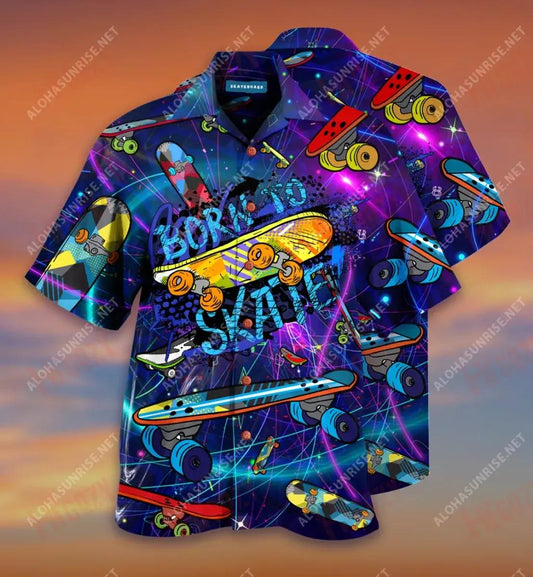 Cosmos Skateboards Short Sleeve Shirt, Hwaiian For Gift