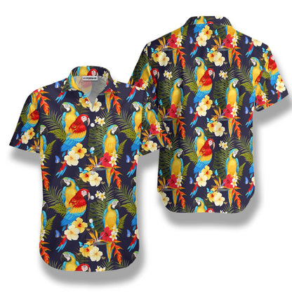 Léine Haváís Bláth Geal Agus Parrot, haváís le haghaidh bronntanais