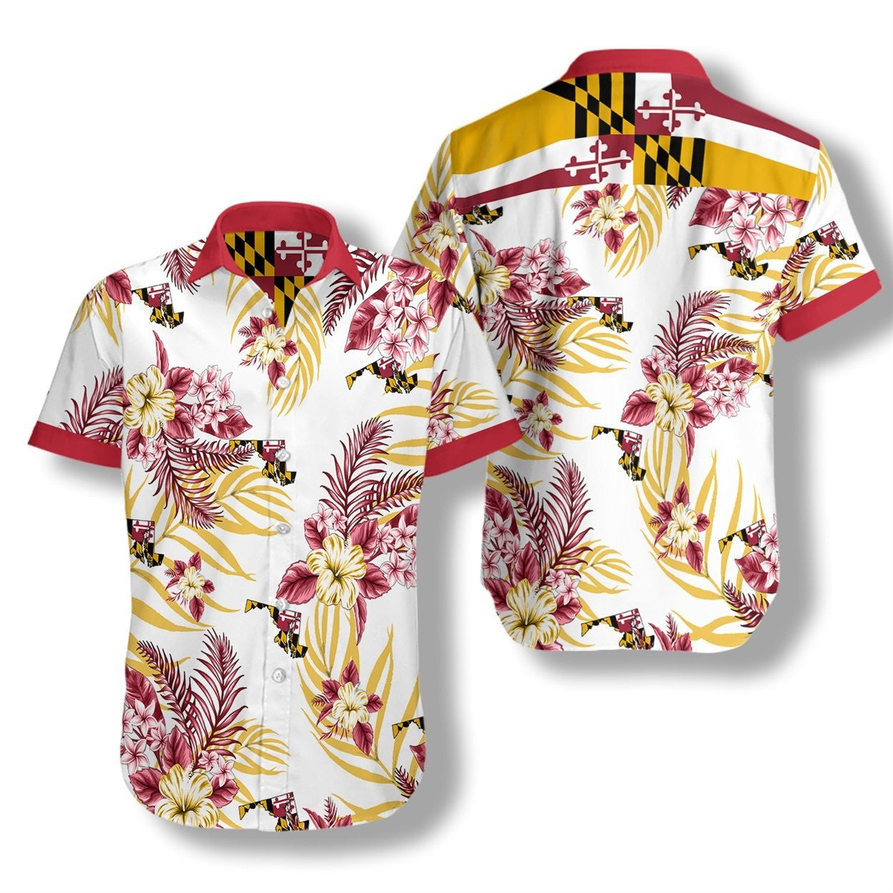 Mo Ghrá Deo Do Maryland Dearadh Bródúil Léine Haváís, Bronntanas Léine Haváíais, Bronntanas Nollag