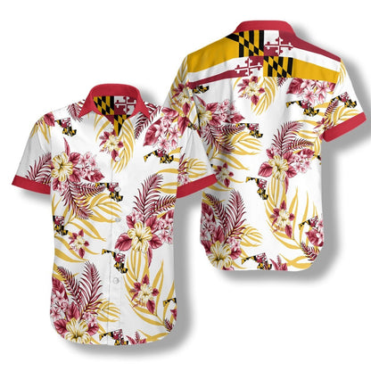 Mo Ghrá Deo Do Maryland Dearadh Bródúil Léine Haváís, Bronntanas Léine Haváíais, Bronntanas Nollag