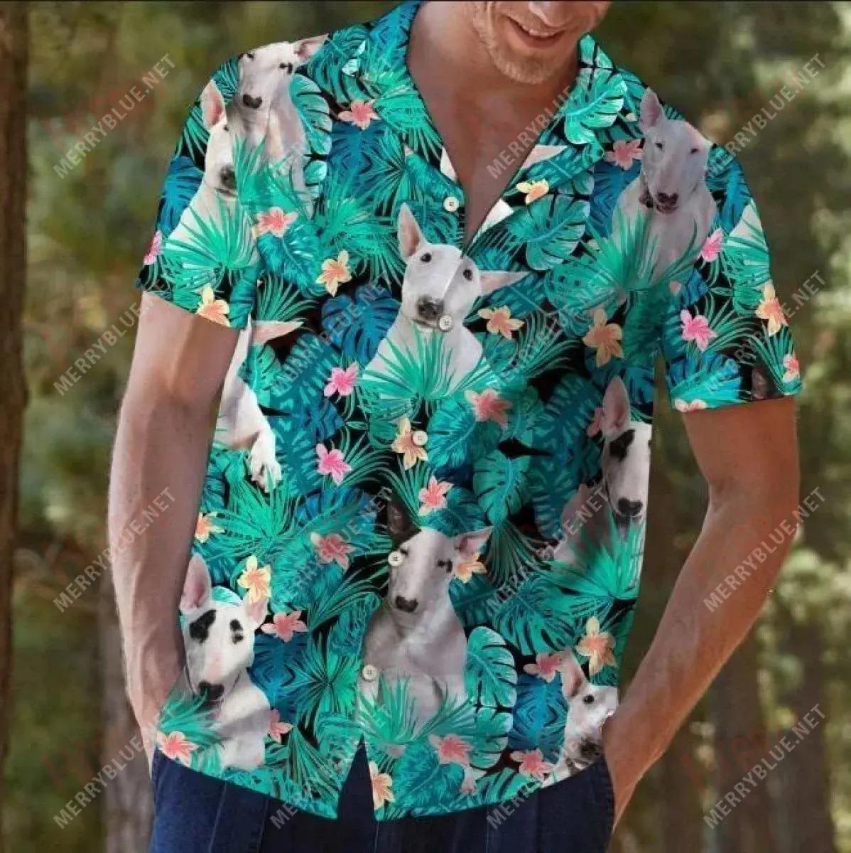 Tarbh-Bhrocaire Tropical - Léinte Haváís Laethanta Saoire Gearr Muinchille Léinte Grinn Haváí Léinte Greannmhar Haváís, Bronntanas Léine Haváís, Bronntanas Nollag