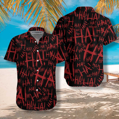 Téacs Maroon Gáire Scary Do Dhearadh Oíche Shamhna Léine Haváís, Bronntanas Léine Haváís, Bronntanas Nollag