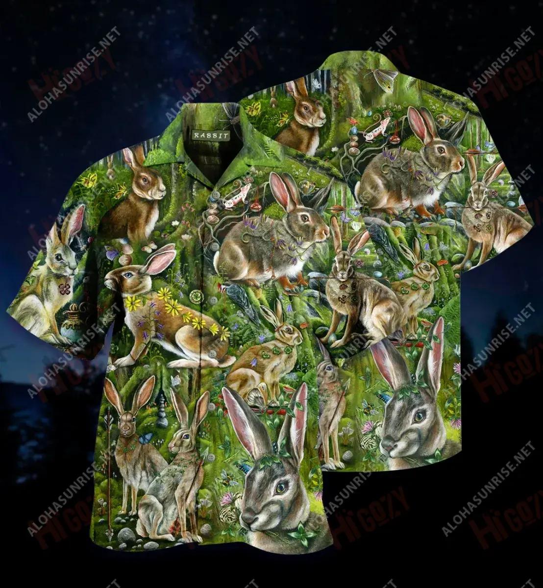 Is breá le roinnt Coinín tú Léinte Gearr Haváís Léinte Tropacha Samhraidh Léinte Crazy Léinte haváíais d'Fhir, Bronntanas Léine Haváís, Bronntanas Nollag