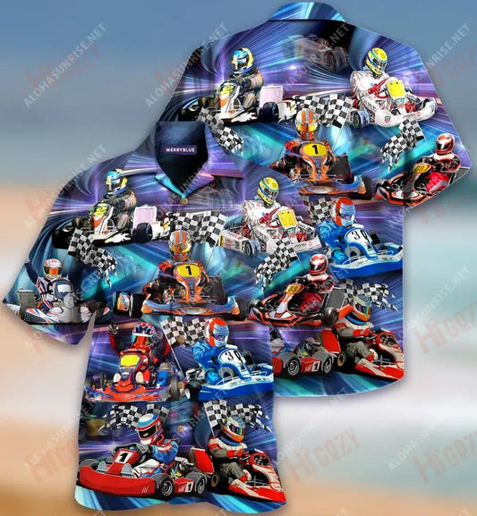 Go Kart Or Go Home Kart Racing Unisex Hawaiian Shirt Hobbies Short Sleeve Vintage Hawaiian Shirts Hawaiian Shirts For Women, Hawaiian Shirt Gift, Christmas Gift