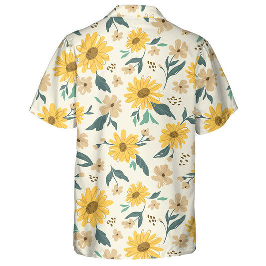 Ornáid Fhoirfe Buí Nóinín Ar Chúlra Bán Lasmuigh den Chúlra Bán Léine Haváís, Bronntanas Léine Haváíais, Bronntanas Nollag