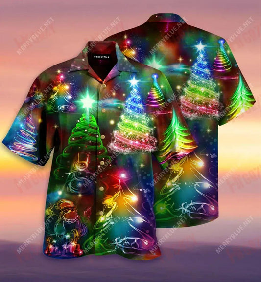 Sona Gach Rud &amp; Sásta i gcónaí Léine Haváise Unisex Laethanta Saoire Gearr Muinchille Na Léinte Haváís is Fearr Léinte Haváís do Mhná, Bronntanas Léine Haváís, Bronntanas Nollag