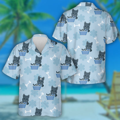 Scotch-Bhrocaire I gCiseán Gorm Cúlra Leithlis Léine Haváíais, Bronntanas Léine Haváíais, Bronntanas Nollag