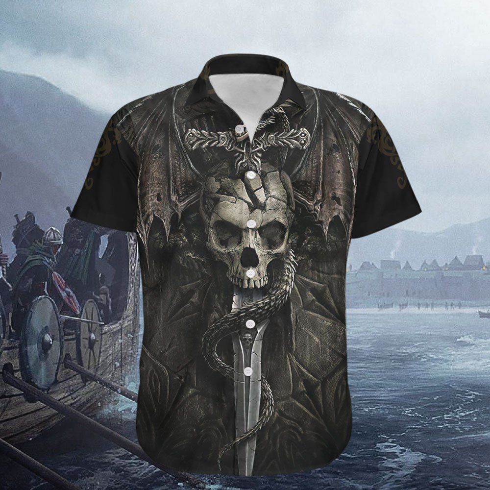 Buy Skull Draco Hawaiian Shirt - Hawaiian Shirts -Hawaiian Shirt Gift, Christmas Gift