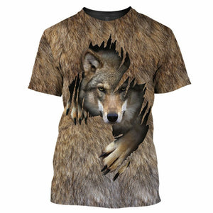 Wolf - 3D All Over Printed Shirt Tshirt Hoodie Apparel