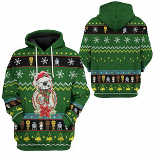 3D Christmas Custom Tshirt Fleece Hoodie Apparel