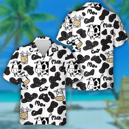 Bó Cartúin Le Bainne Moo Léine Haváís Dubh Agus Bán, Bronntanas Léine Haváíais, Bronntanas Nollag