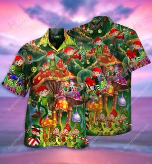 Treat Everyday Like Christmas Short Hawaiian Shirt Vacation Hawaiian T Shirts Best Hawaiian Shirts Hawaiian Shirts For Men, Hawaiian Shirt Gift, Christmas Gift