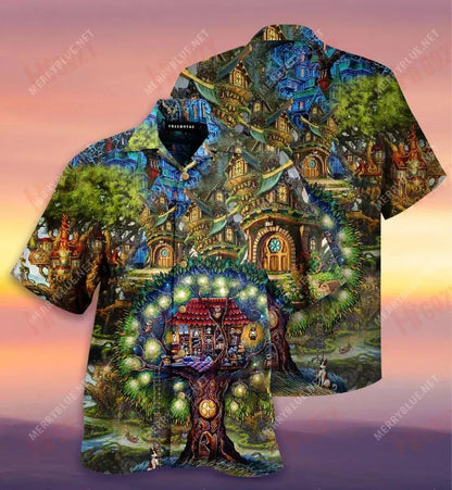 My Dream Treehouse Short Hawaiian Shirt Ocean Short Sleeve Vintage Hawaiian Shirts Hawaiian Shirt Pattern, Hawaiian Shirt Gift, Christmas Gift
