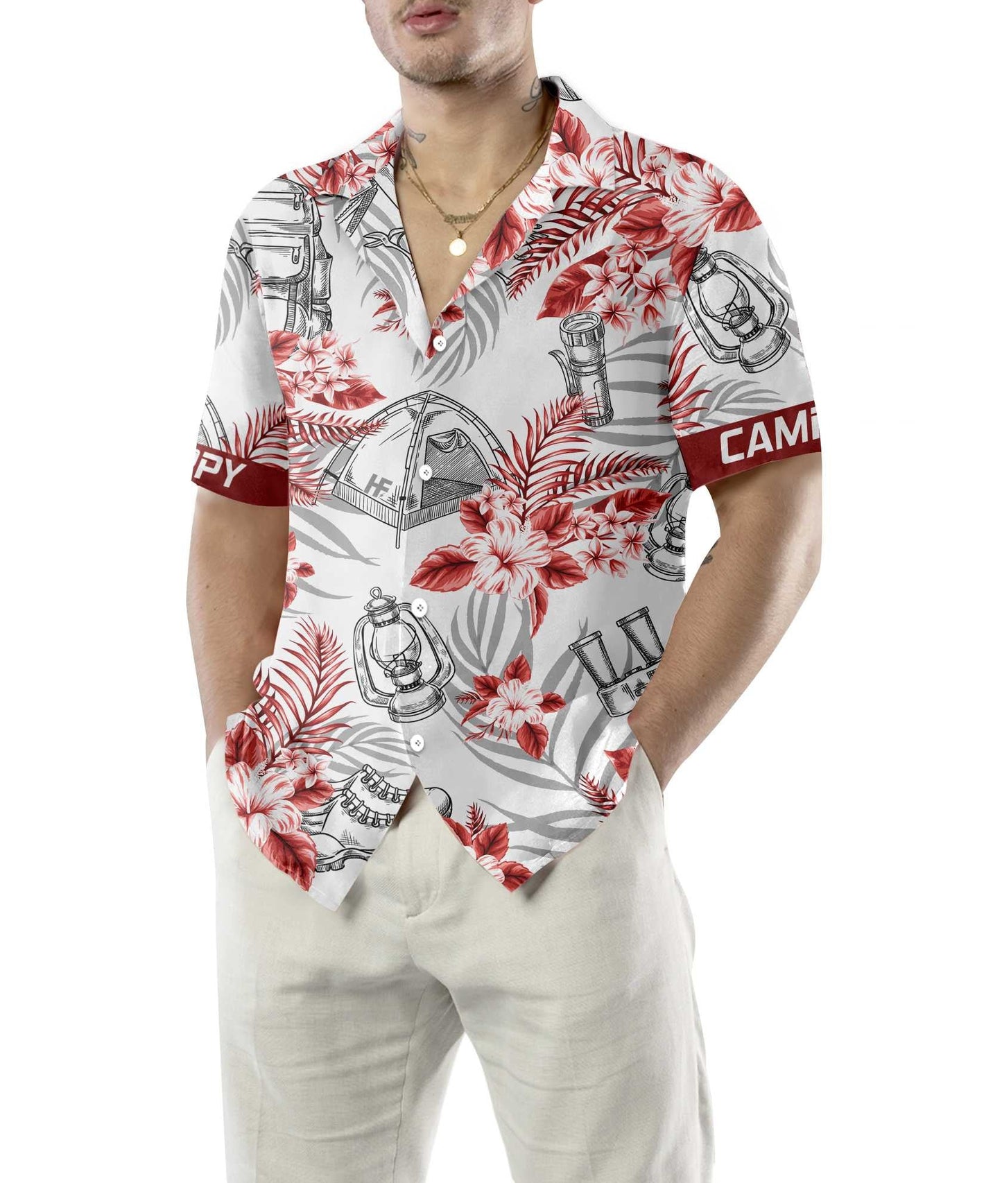 Dubh Agus Dearg Léine Haváí Camper Shona, Bronntanas Léine Haváíais, Bronntanas Nollag