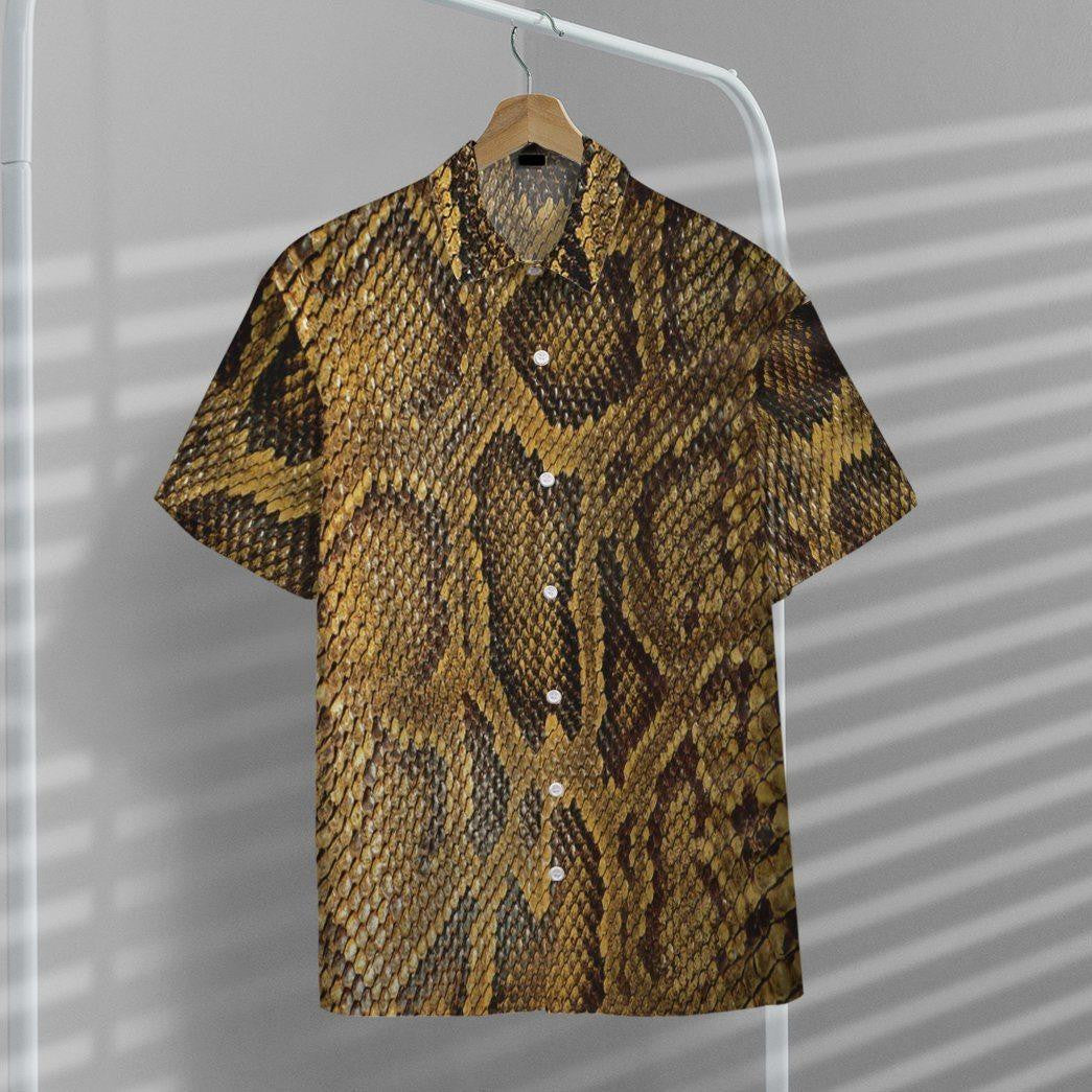 Awesome Snake Skin Pattern Hawaiian Shirt, Hawaiian For Gift