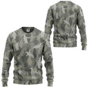 3D Penguins Camo Custom Tshirt Hoodie Apparel