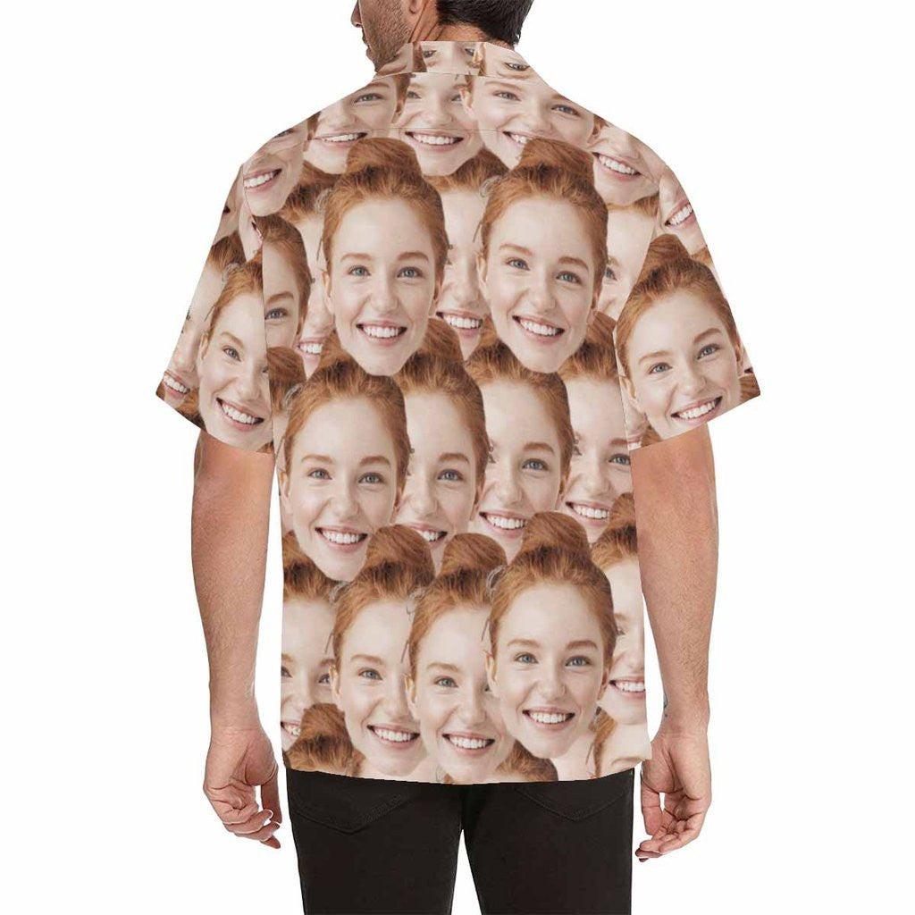 Aghaidh Forluí Gan uaim Téama Léine Haváís Grianghraf Saincheaptha Ornáideach, Bronntanas Léine Haváíais, Bronntanas Nollag