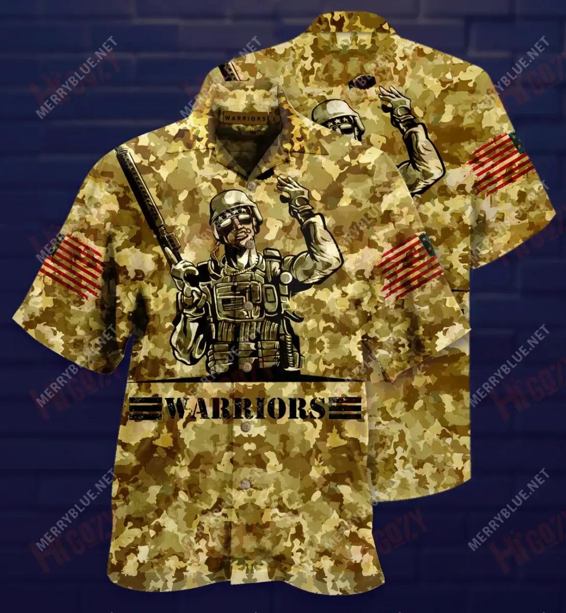 Be A Warrior Unisex Short Sleeve Shirt Ocean Aloha Shirt Hawaiian Crazy Shirts Hawaiian Shirts For Women, Hawaiian Shirt Gift, Christmas Gift