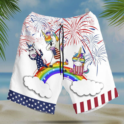 Dearadh Cúlra Rainbow Agus Unicorn Léine Haváís, Bronntanas Léine Haváí, Bronntanas Nollag