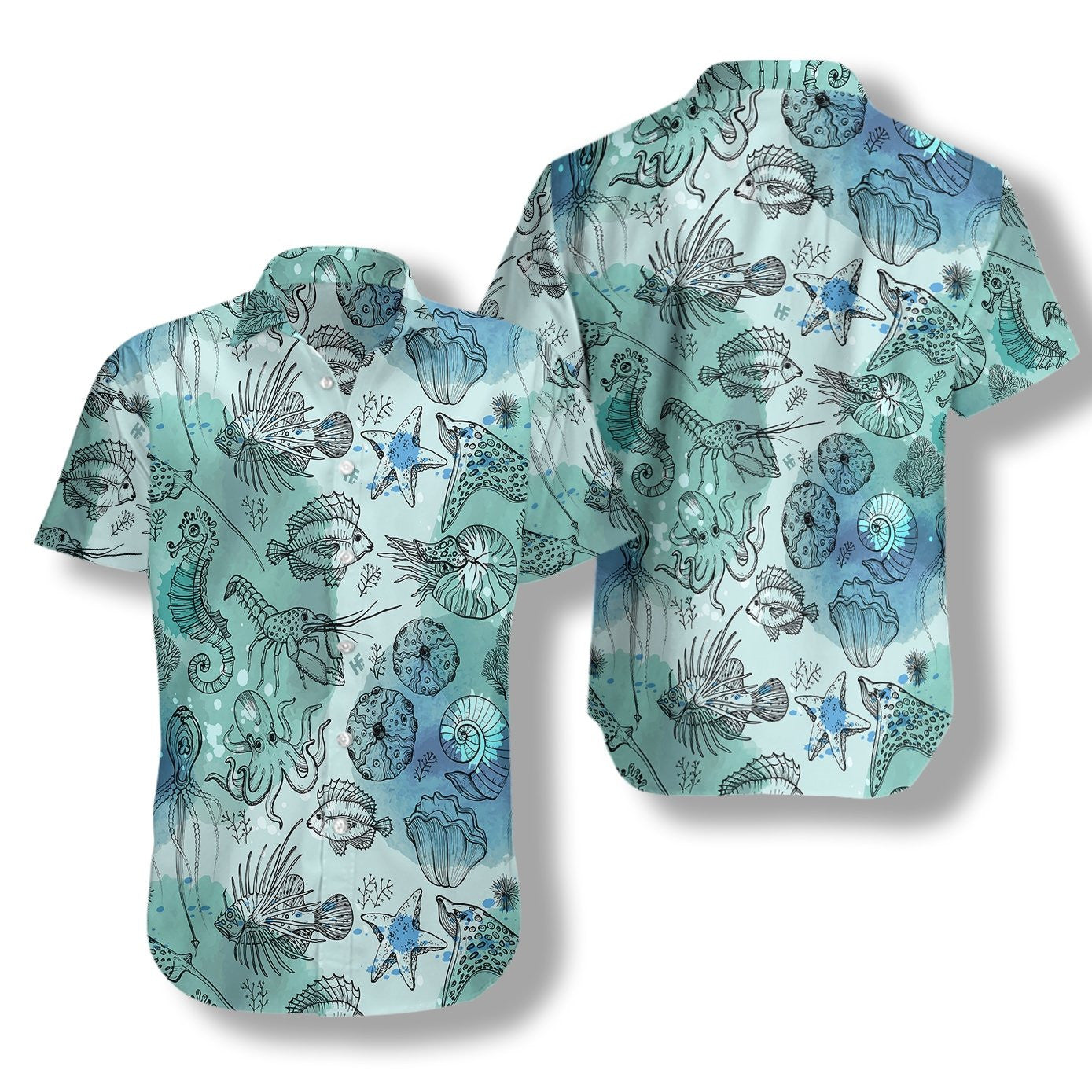 Patrún Maireachtála Éisc Agus Uisce Dhomhain Léine Haváís, Bronntanas Léine Haváí, Bronntanas Nollag