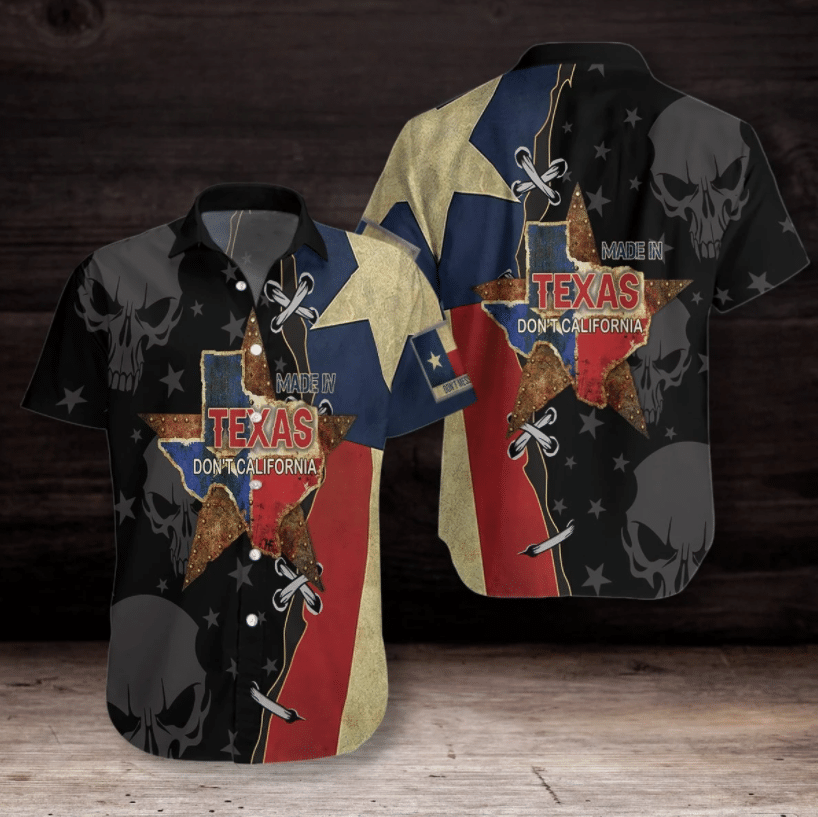 Black Texas Peace Crazy Background Design Hawaiian Shirt,Hawaiian Shirt Gift, Christmas Gift