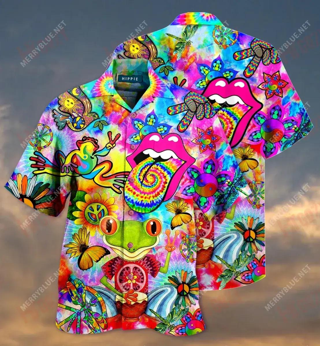 Hippie Mothú Groovy Gearr Léine Haváís Caitheamh aimsire Gearr Muinchille Léine Oirbheartaíochta Haváís Patrún Léine Haváís, Bronntanas Léine Haváís, Bronntanas Nollag