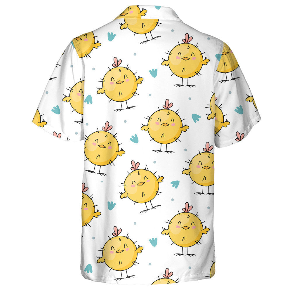 Funny Baby Chicken Smiling On White Background Hawaiian, Hawaiian Shirt Gift, Christmas Gift