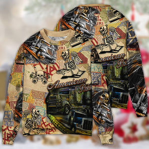 Christmas Retro Dear Santa Heres Your Truck Ugly Christmas Sweater, Christmas Ugly Sweater, Christmas Gift, Gift Christmas 2024